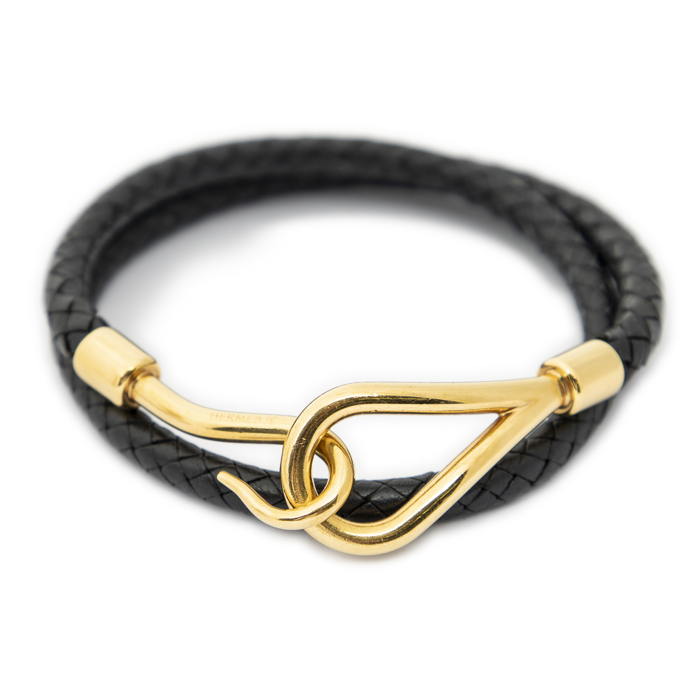 Hermes Jumbo Hook Double Tour Bracelet